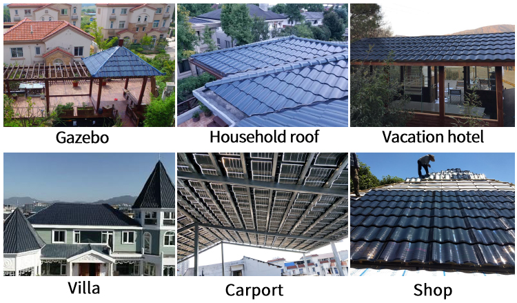 solar roof tiles application